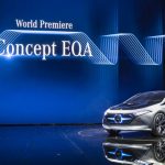: Das Concept EQA, das erste vollelektrische EQ-Konzeptfahrzeug von Mercedes-Benz im Kompaktsegment, steht für maximale Faszination in einem kompakten Fahrzeug.//
The Concept EQA, the first fully-electric EQ concept vehicle by Mercedes-Benz in the compact segment, stands for a maximum of fascination in a compact vehicle.